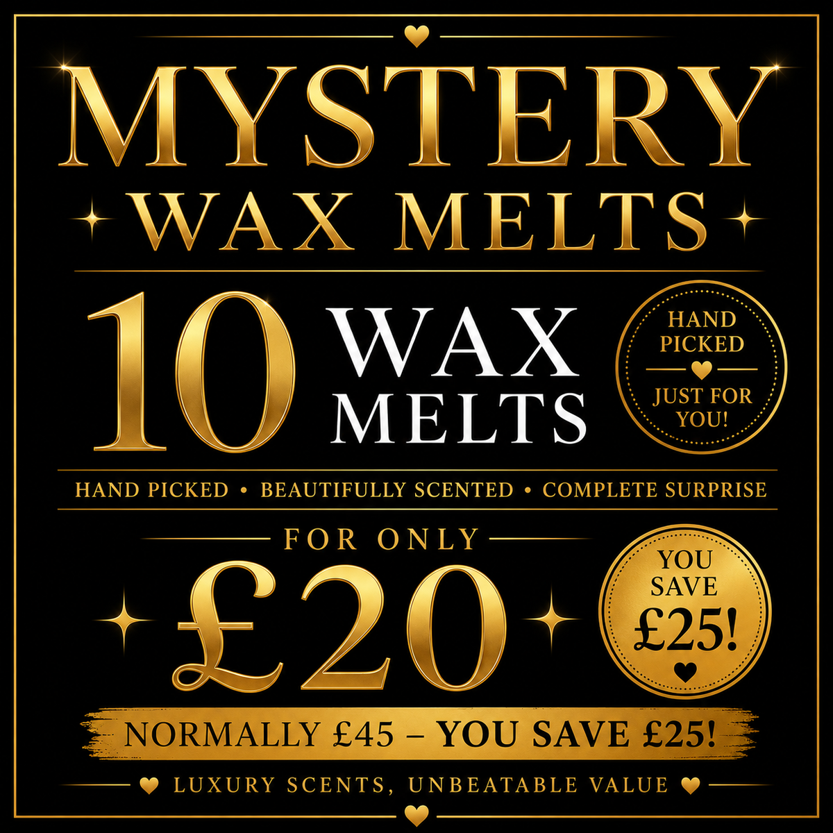 Mystery Wax Melts 10 for £20