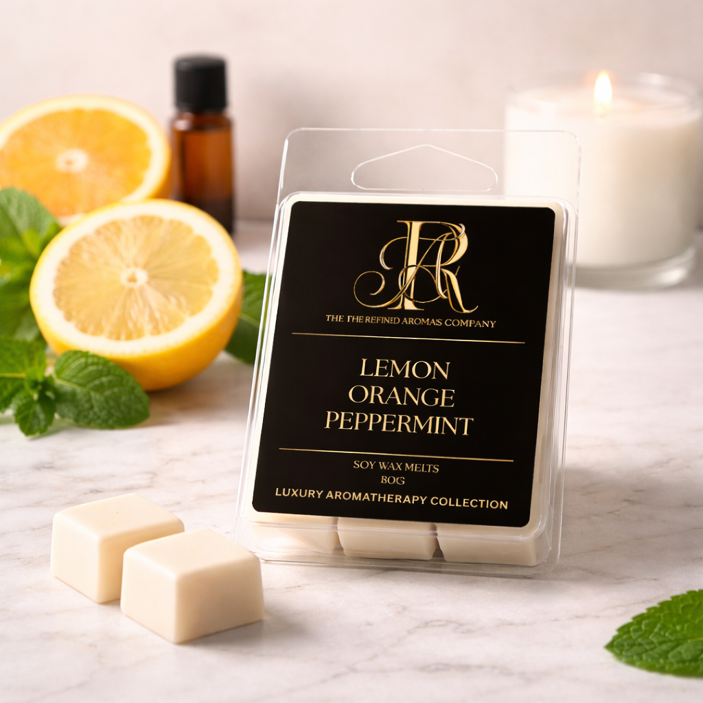 Lemon, Orange & Peppermint - Aromatherapy Wax Melts 80g