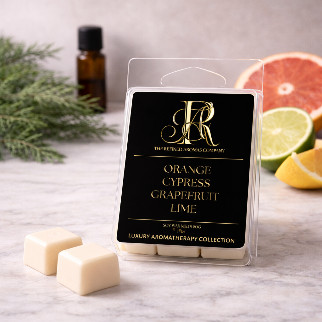 Orange, Cypress, Grapefruit & Lime - Aromatherapy Wax Melts 80g