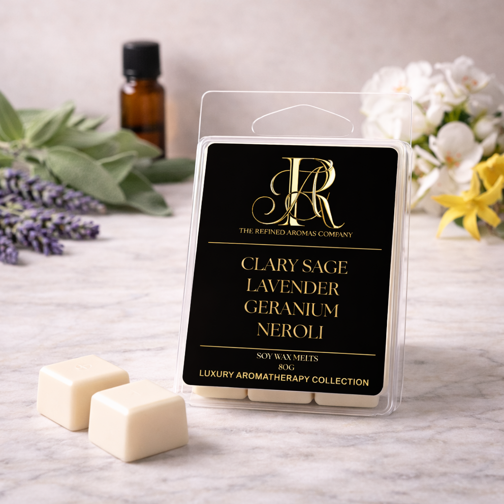 Clary Sage, Lavender, Geranium & Neroli - Aromatherapy Wax Melts 80g