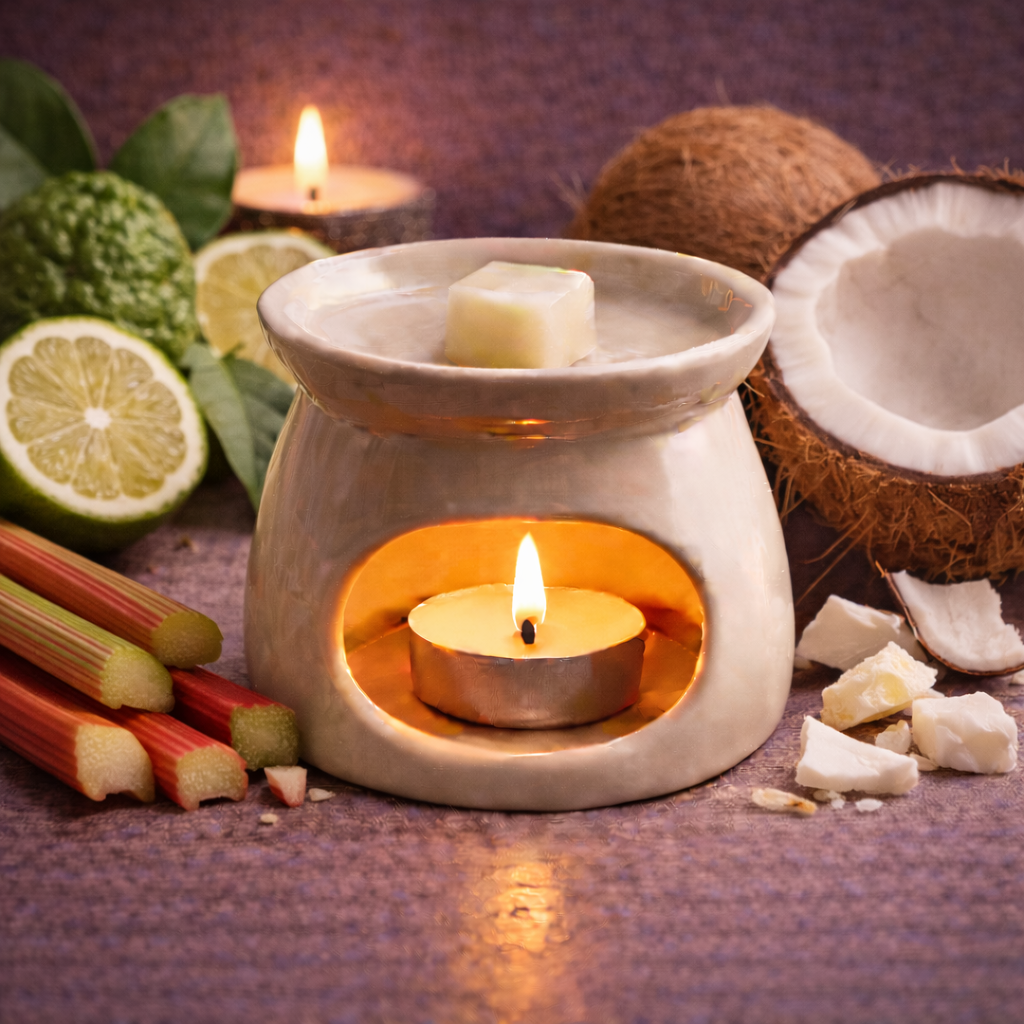Kaffir Lime, Coconut & Rhubarb Wax Melts