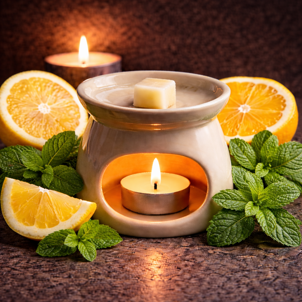 Lemon, Orange & Peppermint - Aromatherapy Wax Melts 80g