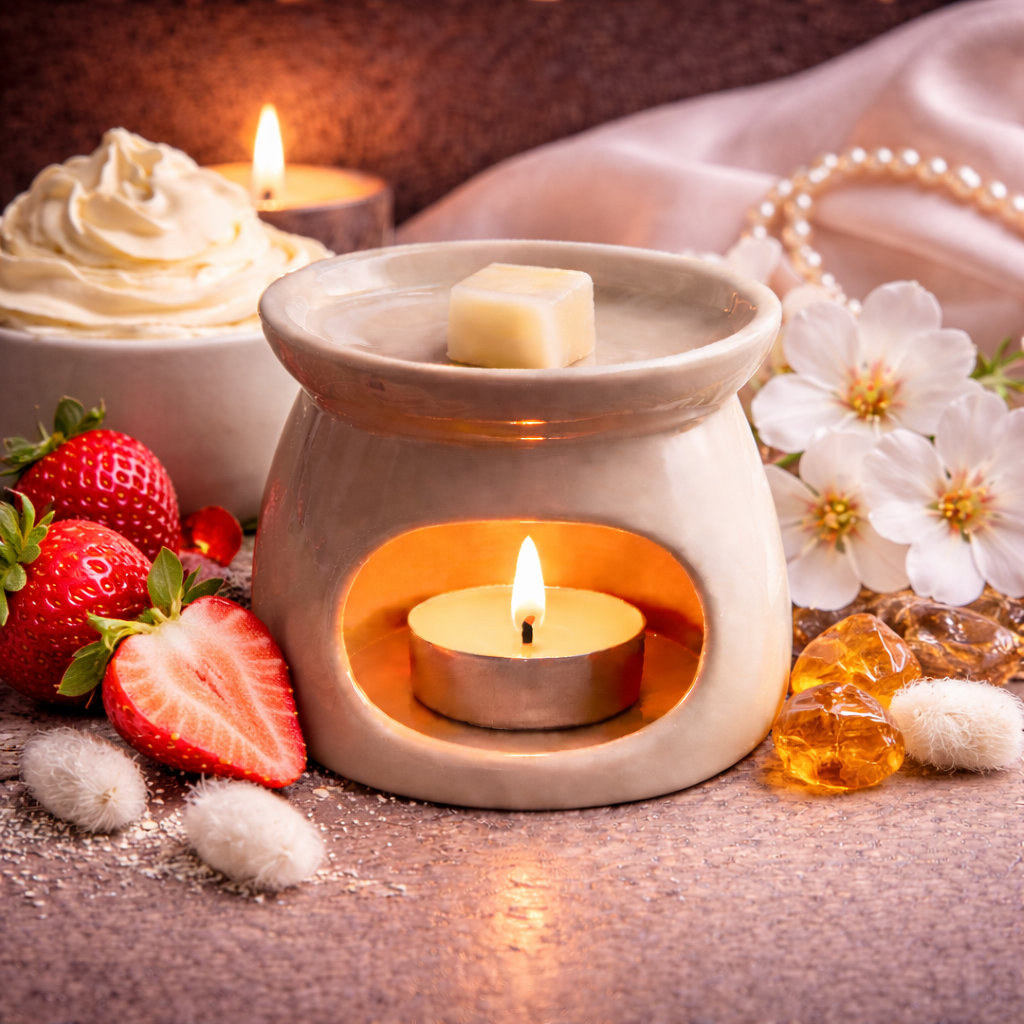 Strawberry, Cream & Sweet Musk Wax Melts